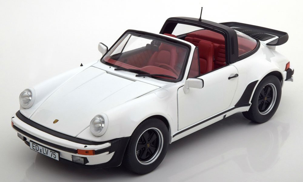 Amazon | Porsche 911 Turbo Targa 3.3, white, 1987, Model Car